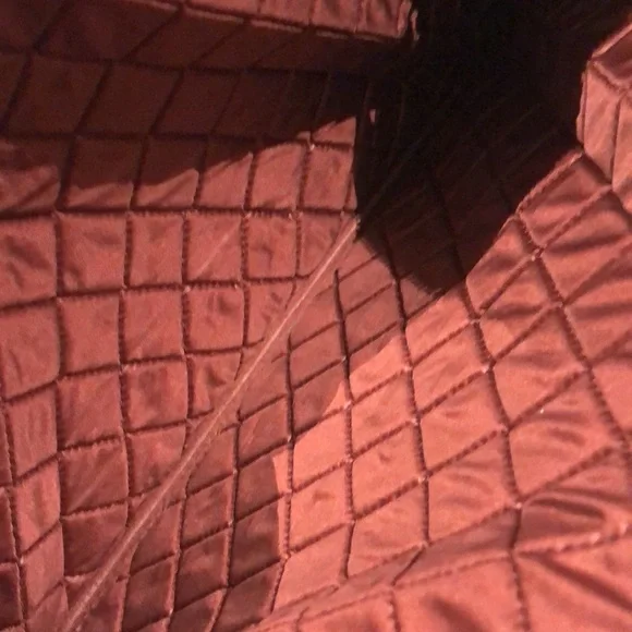 Authentic CHANEL Cherry Color Caviar Large Clutch | Cosmetic Bag - Picture 10 of 11